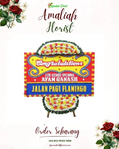 Bunga Papan Congratulation di Kaligayam